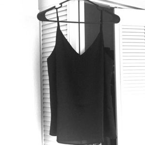 Elegant black tank top